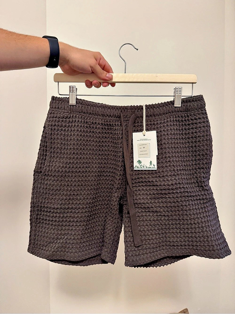 Kuwallatee Waffle Short Men's Charcoal Shorts